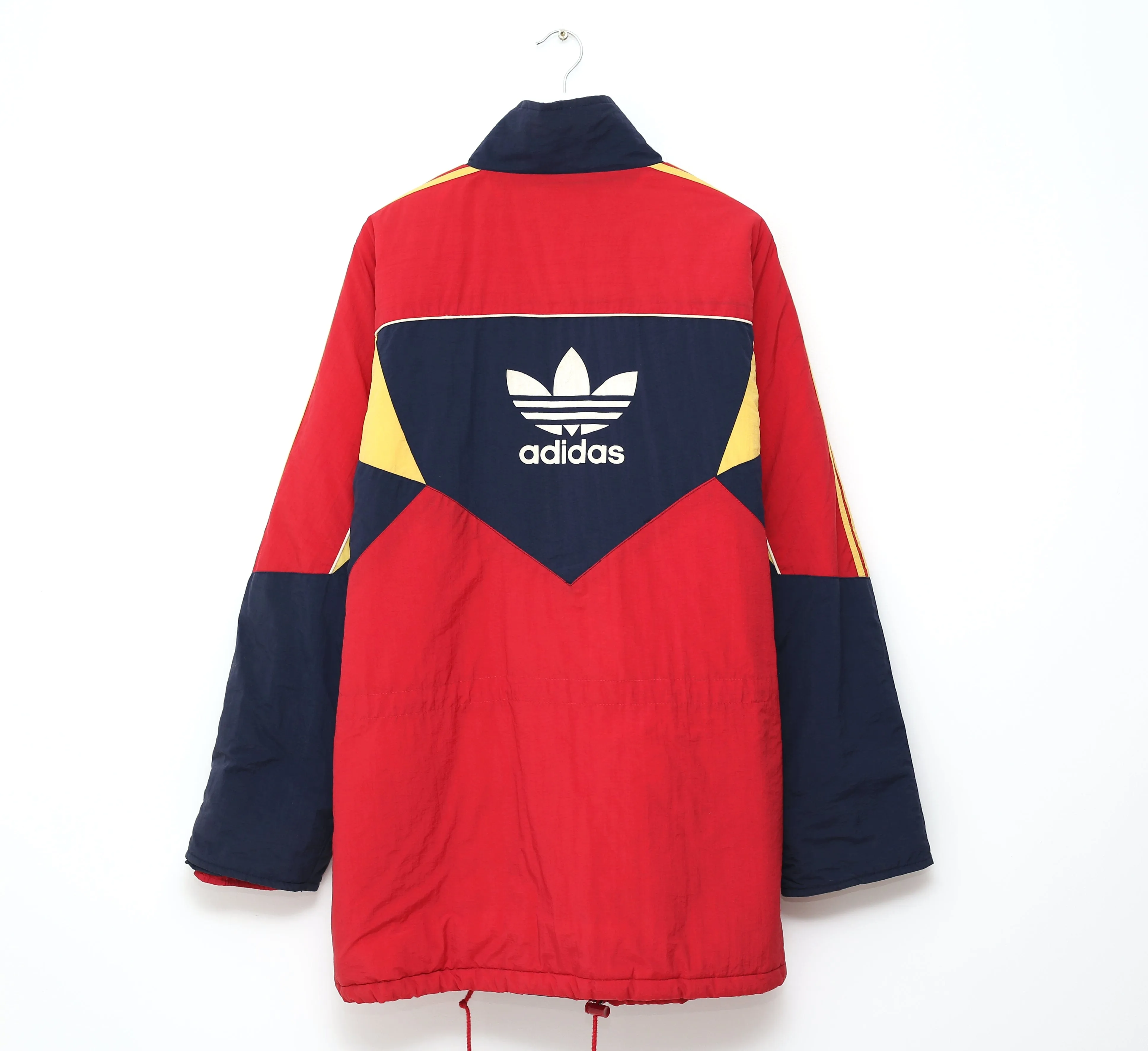 1990/92 ARSENAL Vintage adidas Football Bench Coat Jacket (XL) 44/46