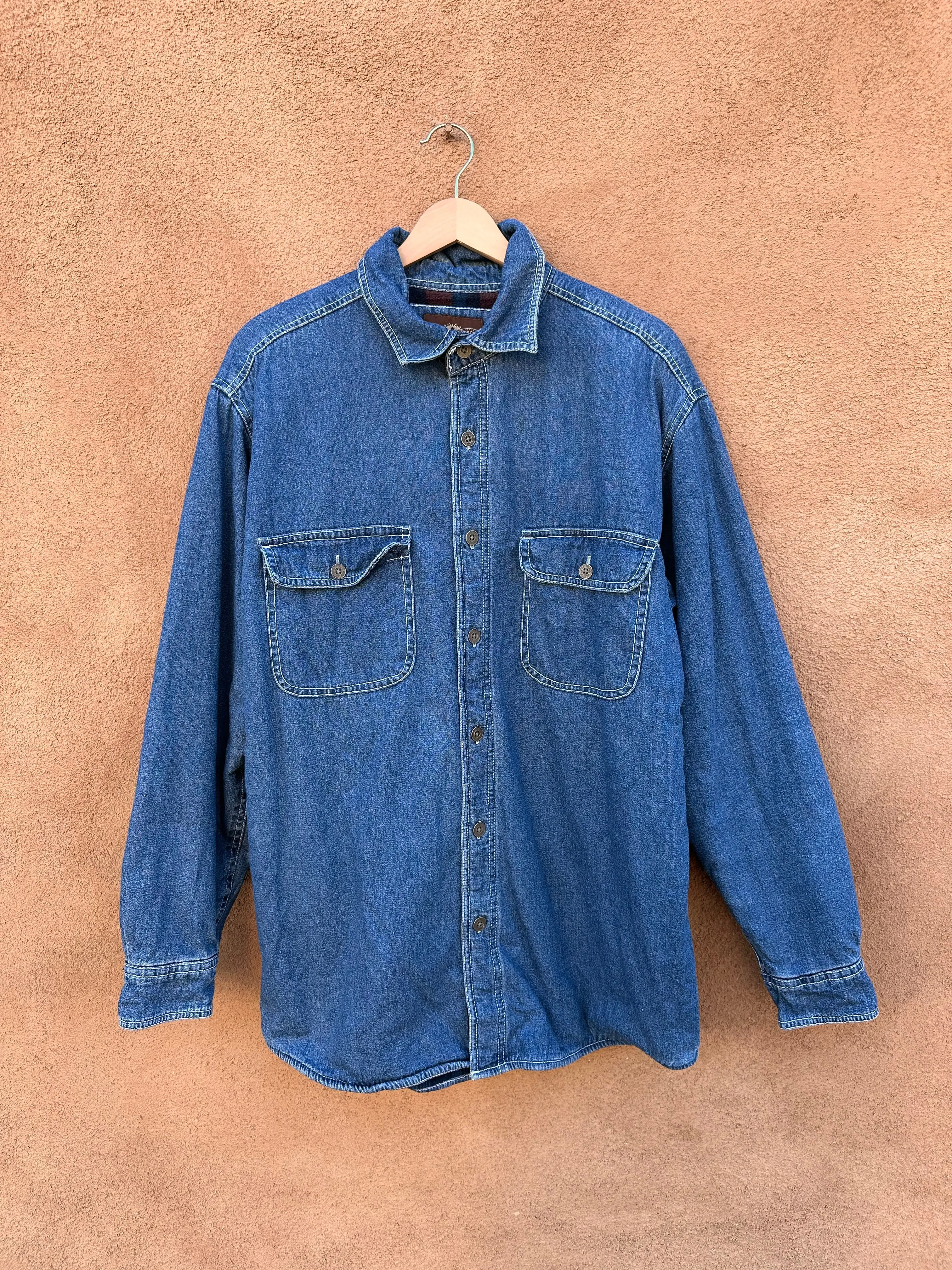 90's Fleece Lined Levi's Denim Shirt Jacket