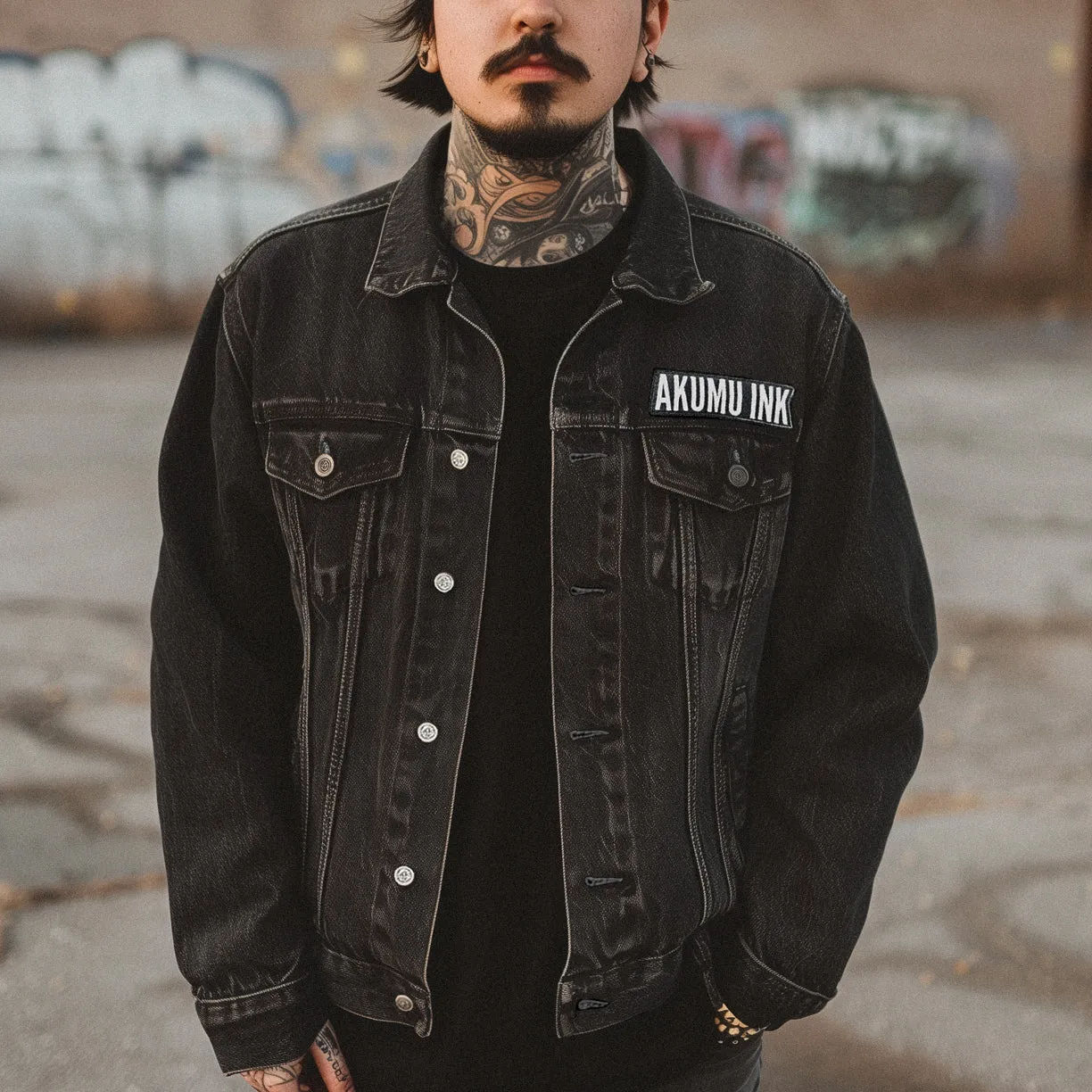 A Gloomy Day Denim Jacket