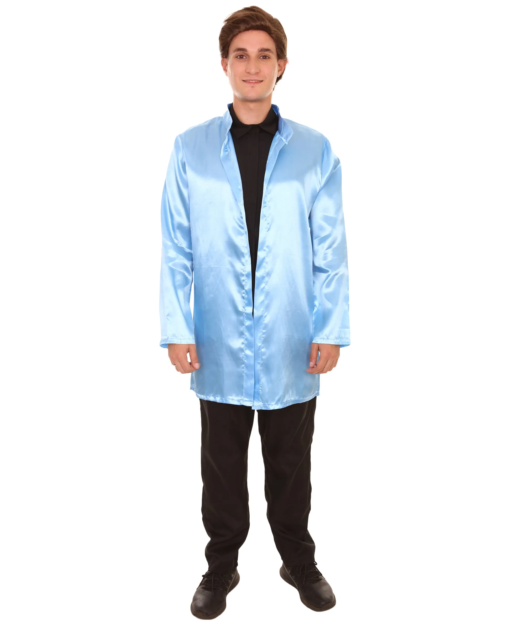 Adult Men's Chinese Traditional Martial Arts Kung Fu Lt Costume | Blue Cosplay Costume