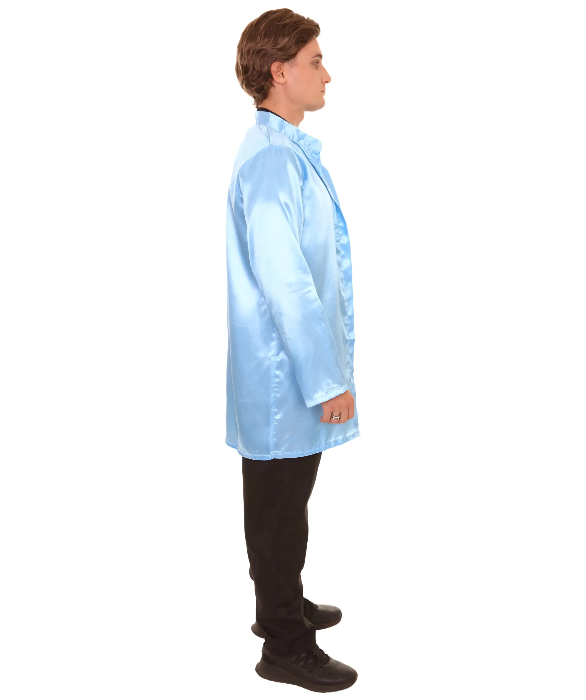 Adult Men's Chinese Traditional Martial Arts Kung Fu Lt Costume | Blue Cosplay Costume