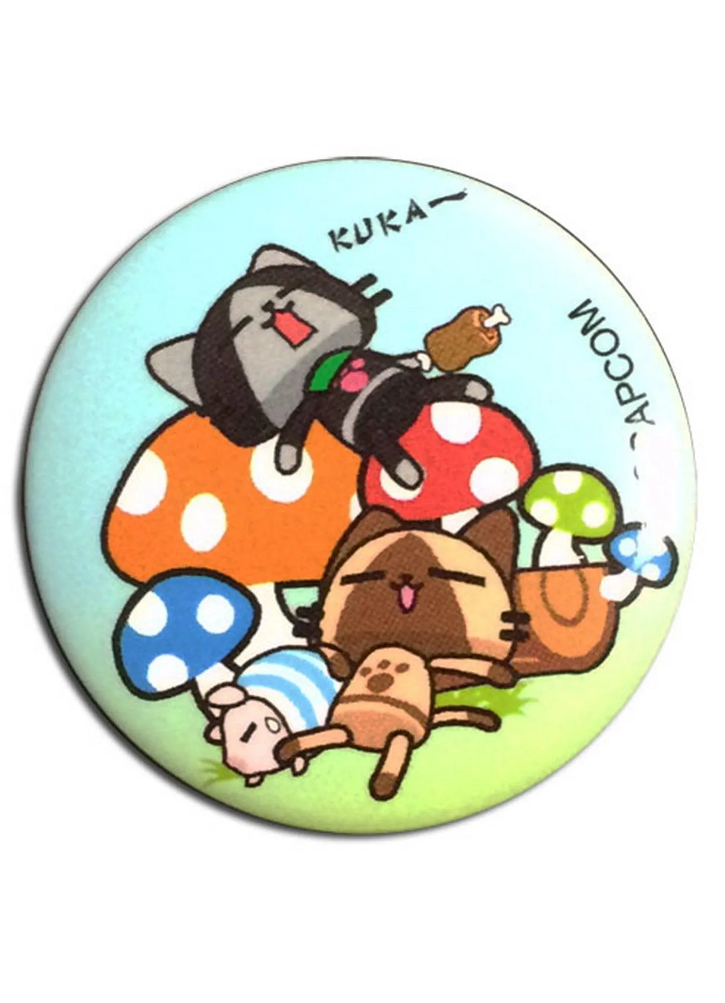 Airou From The Monster Hunter - Naptime Button 1.25"