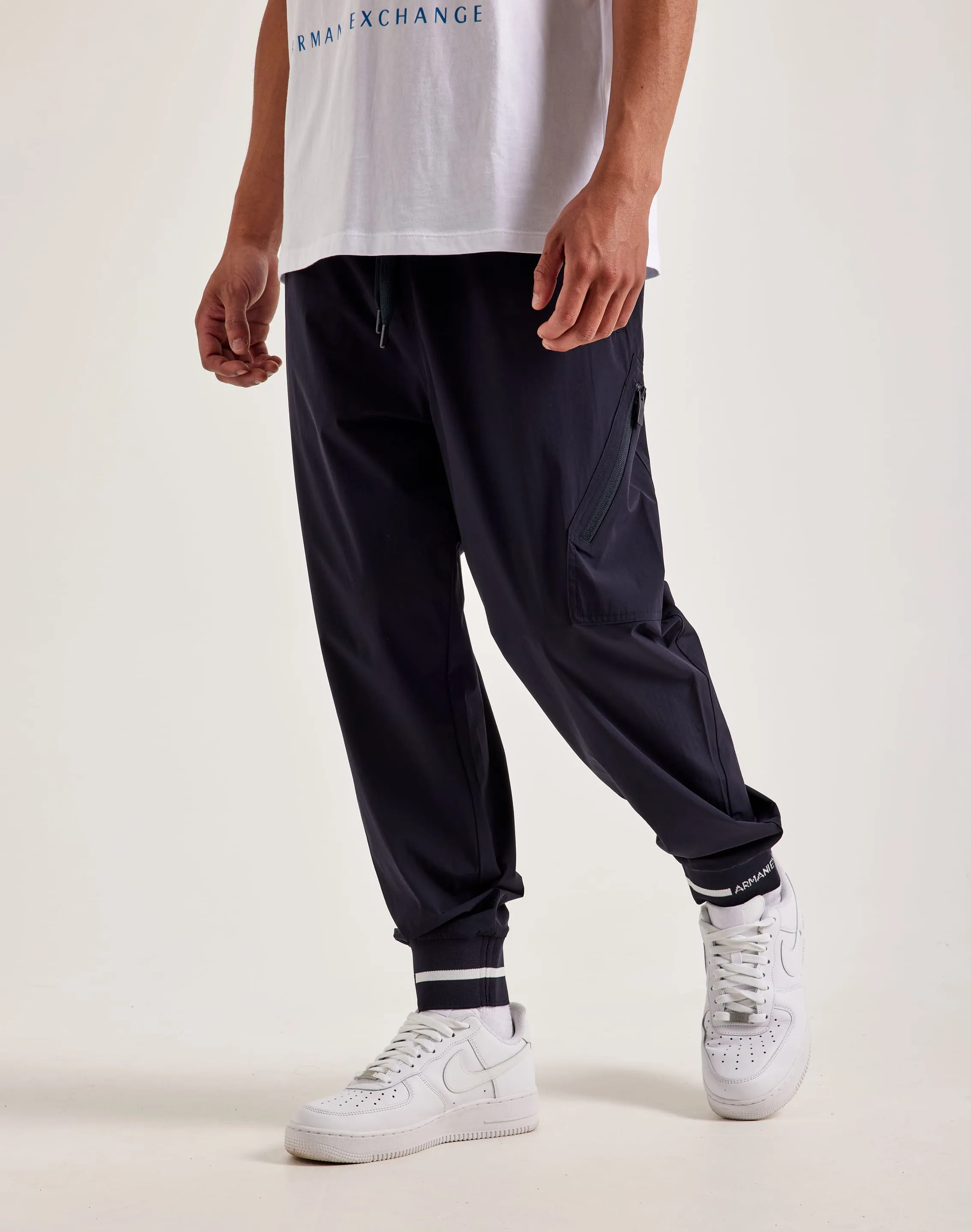 Armani Exchange Stretch Nylon Joggers