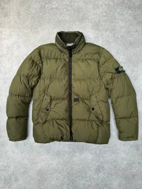 A/W Stone Island 2020 Khaki High Neck Puffer Jacket