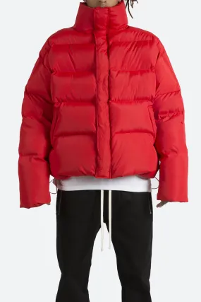 Basic Puffer Jacket - Red