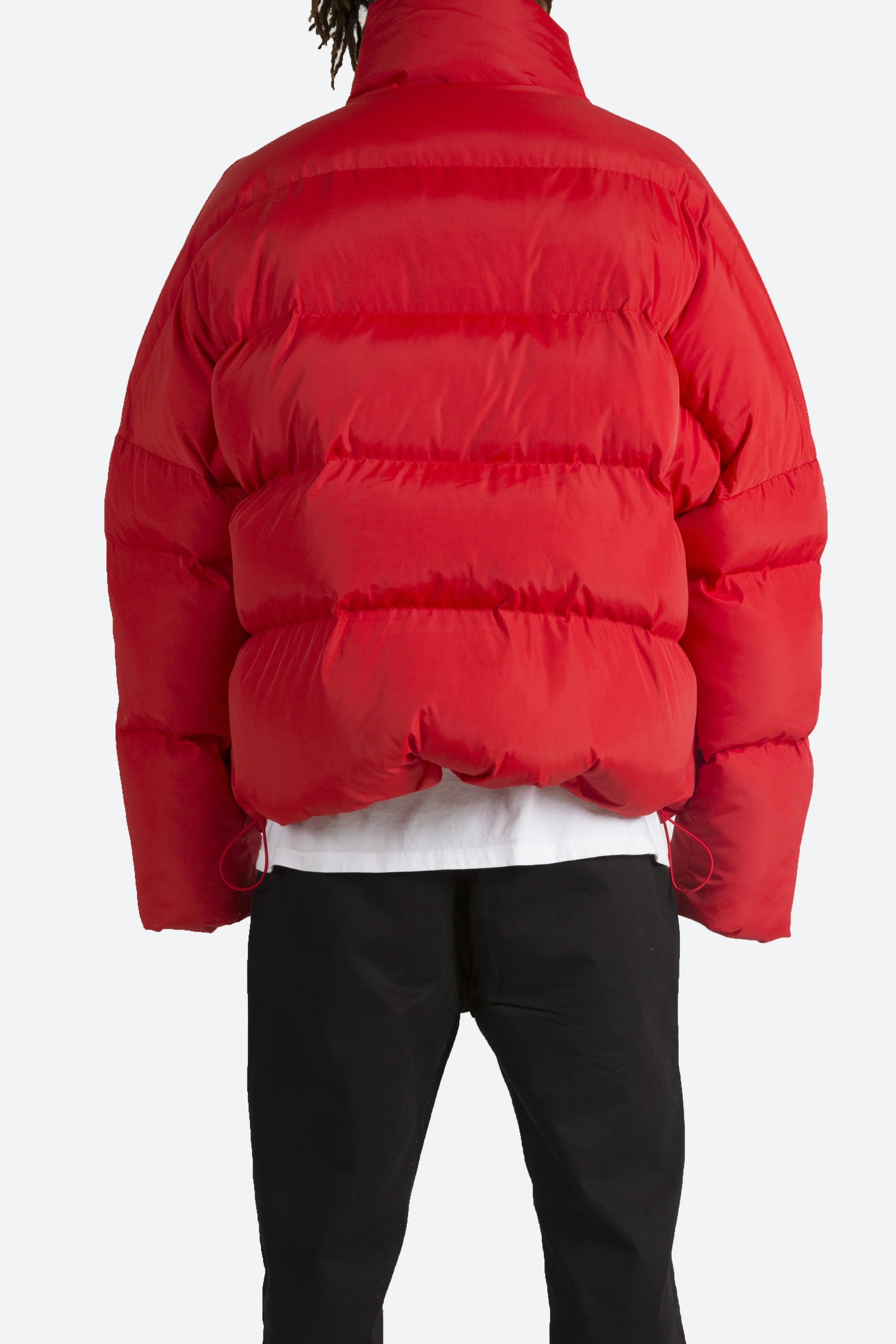 Basic Puffer Jacket - Red