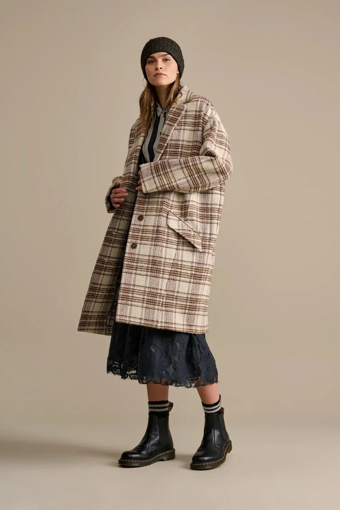 Bellerose- Claire Coat: Check A