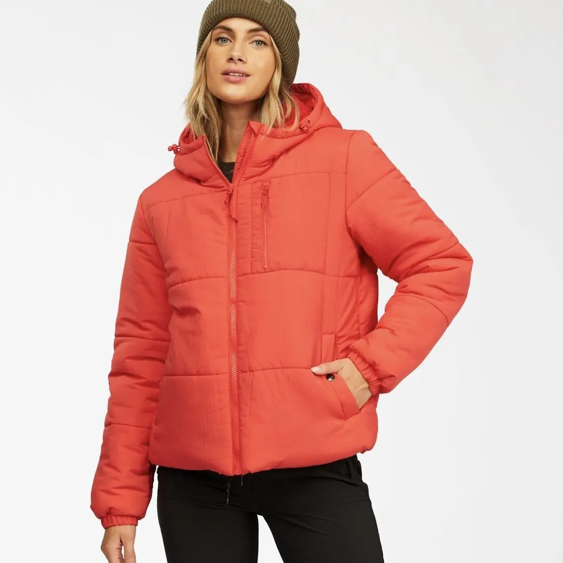 BILLABONG Transport Zip-Up Puffer Jacket