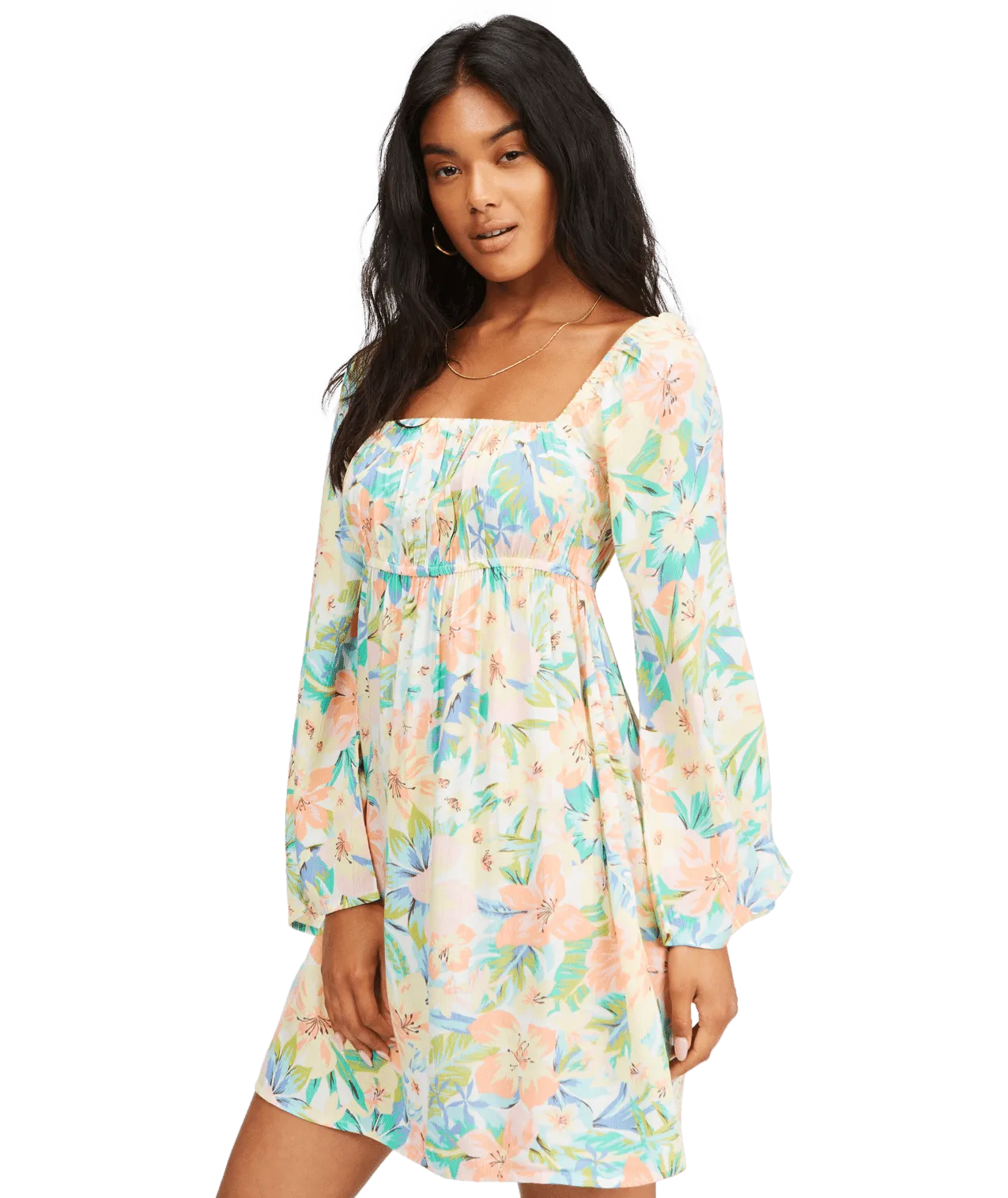 Billabong Tropic Dream Dress-White/Multi