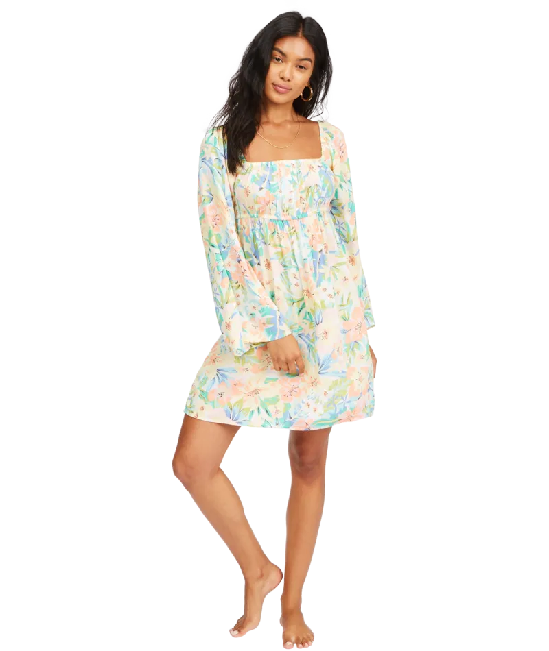 Billabong Tropic Dream Dress-White/Multi