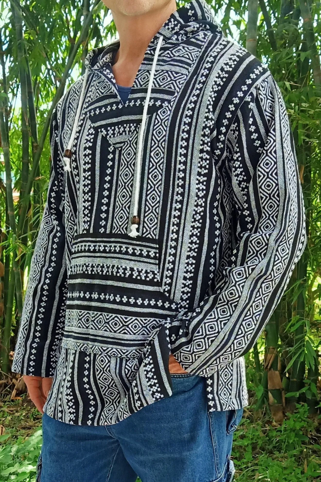 Black & White Thai Hoodie