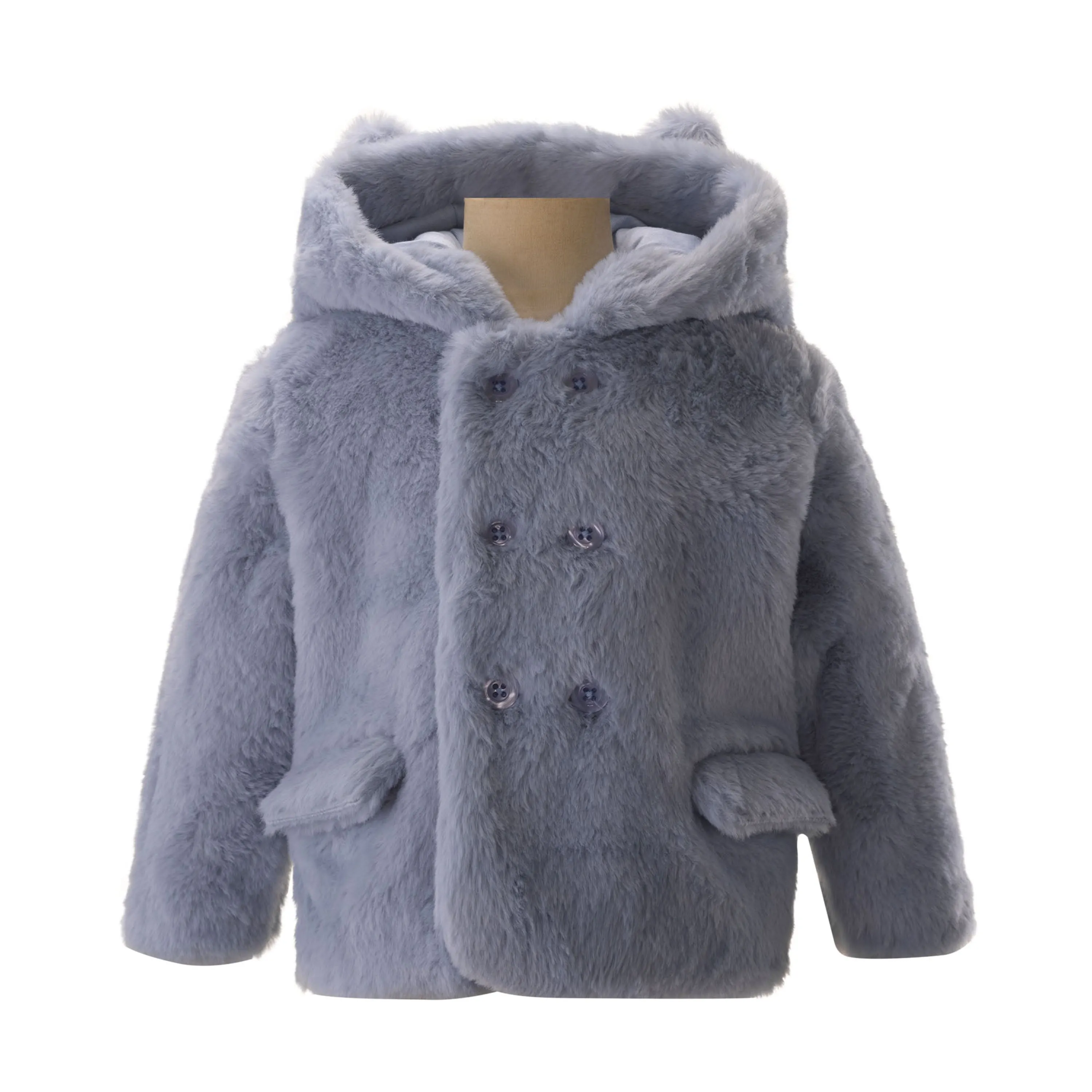 Blue Teddy Coat