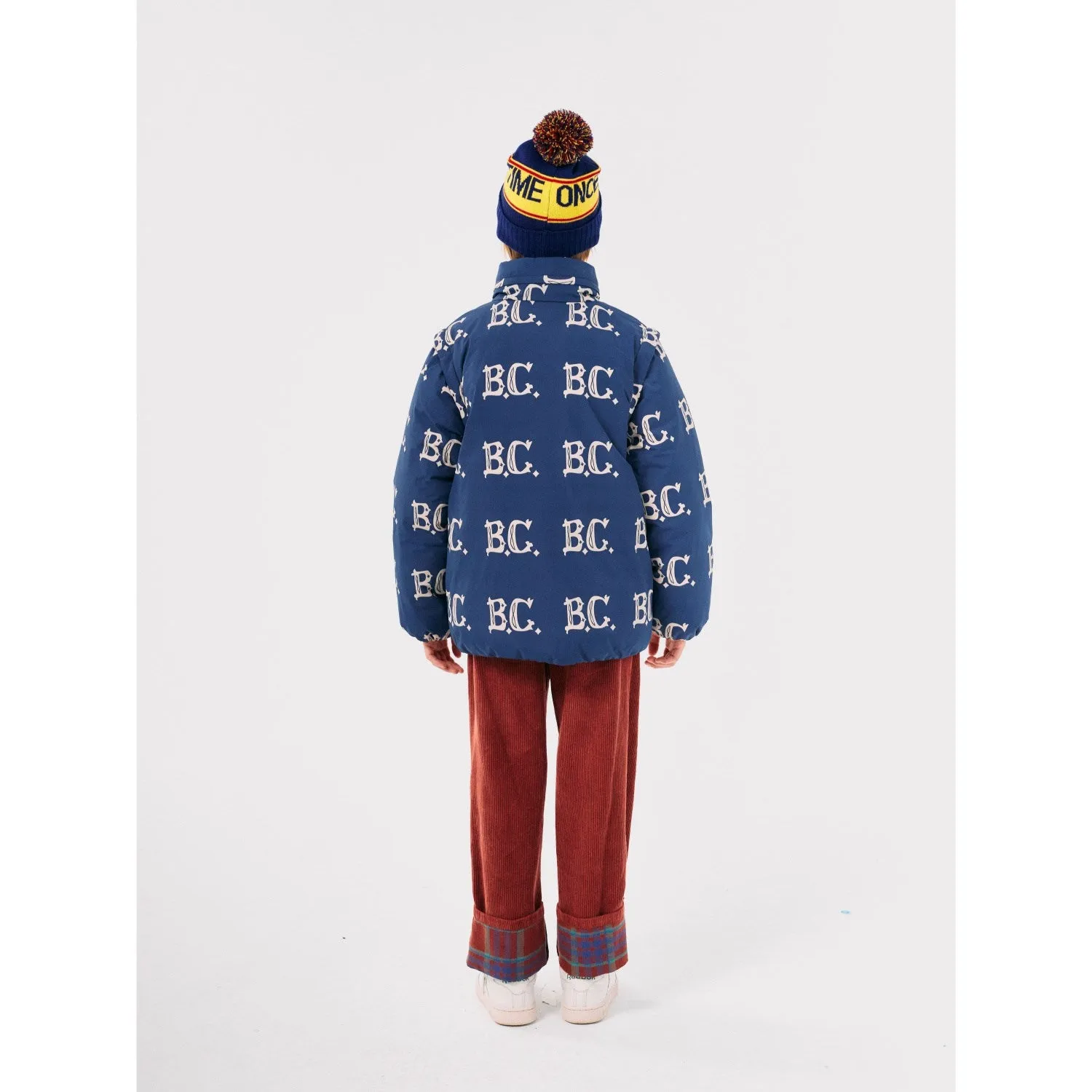 Bobo Choses Midnight Blue B.C Vintage All Over Padded Anorak