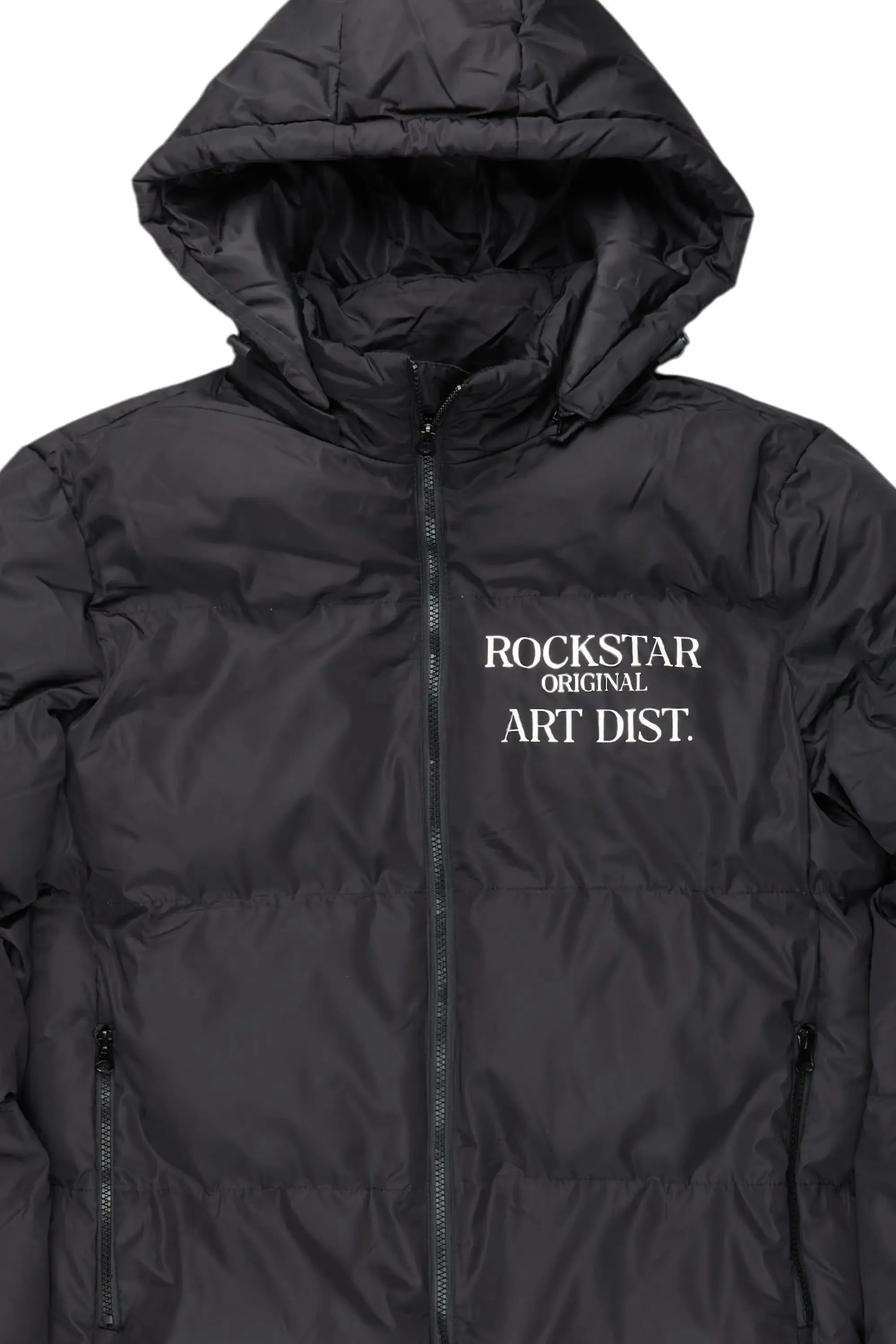 Briggs Black Graphic Puffer