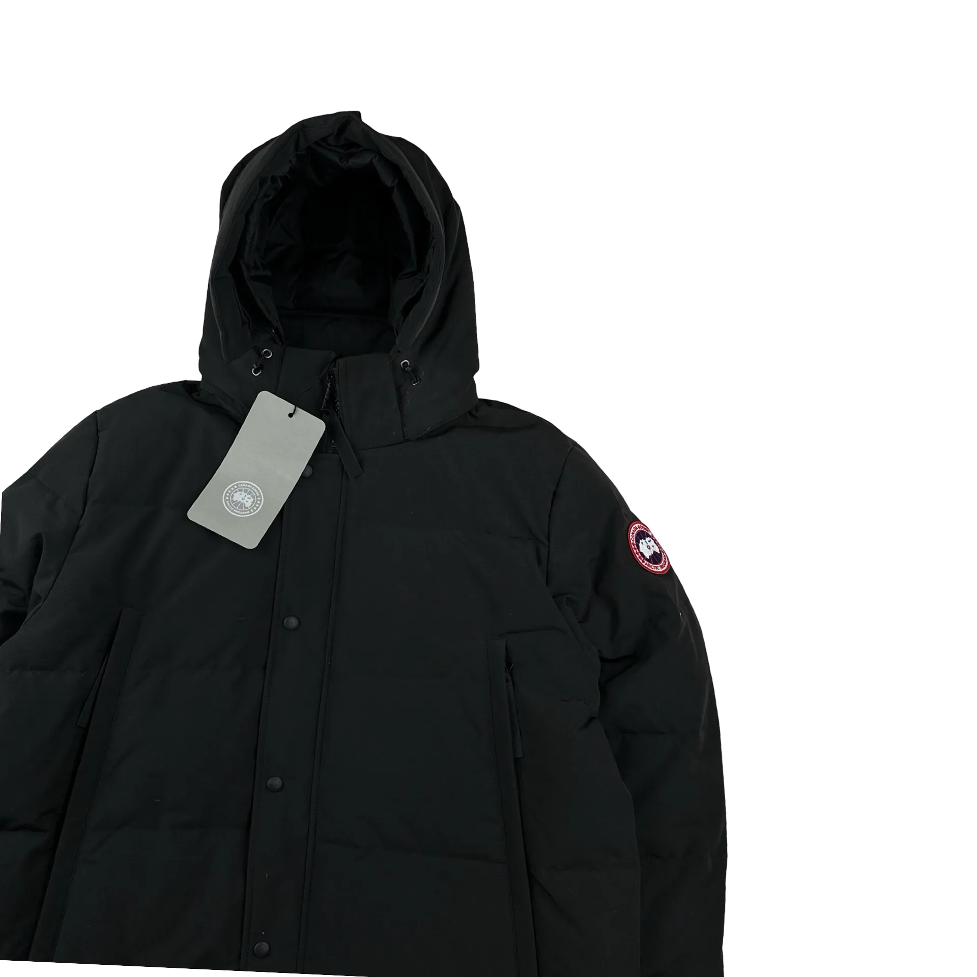 Canada Goose Black Premium Down Wyndham Parka Jacket - XXL