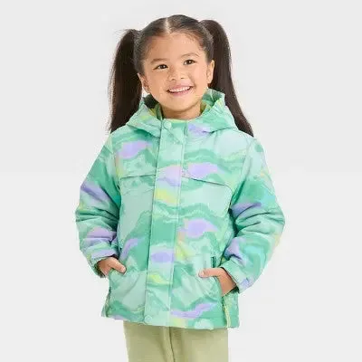 Cat & Jack Infant Kids Zip-Up Winter Puffer Windbreaker 3-In-1 Jacket