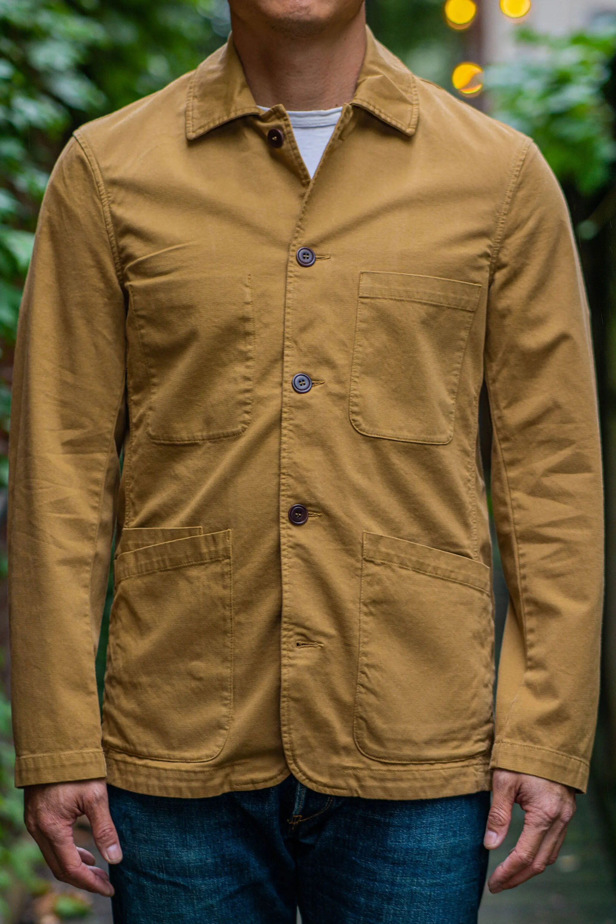 C.O.F. Studio Brewer Jacket - Cotton Structure Camel