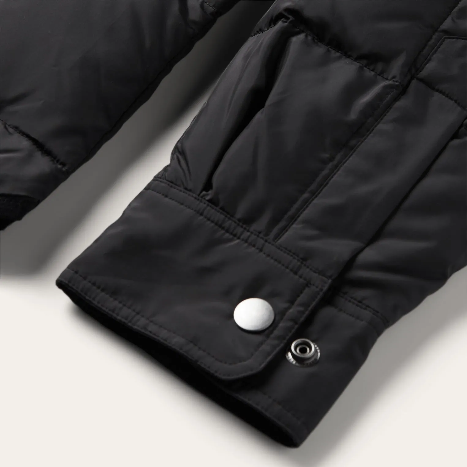 Crushable Black Parachute Jacket