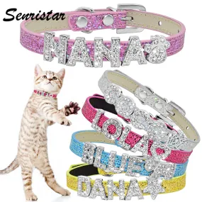 Custom Bling Collar Personalized Rhinestone