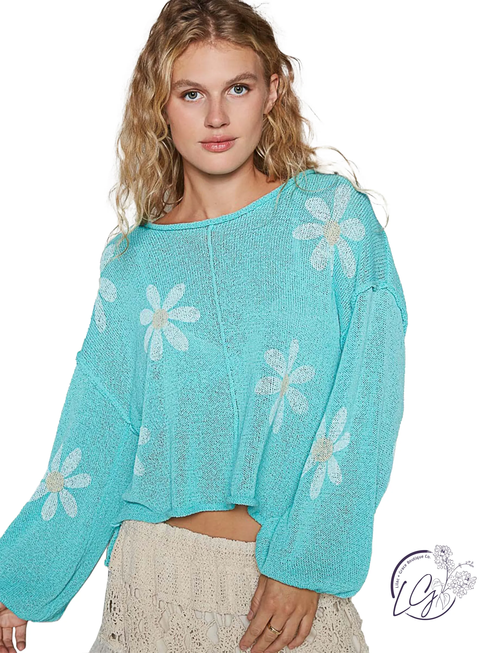 Daisy Drift Sweater