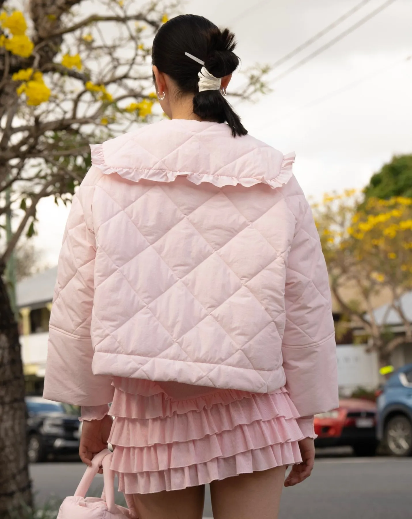 Darcy Frill Jacket - Pink