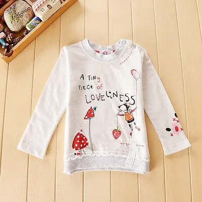 Denim Cartoon Long Sleeves Sweater Suit For Toddlers