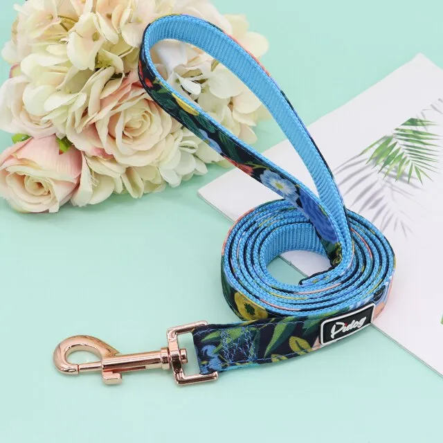 Designer Florals: Personalized Dogs Flower Collars