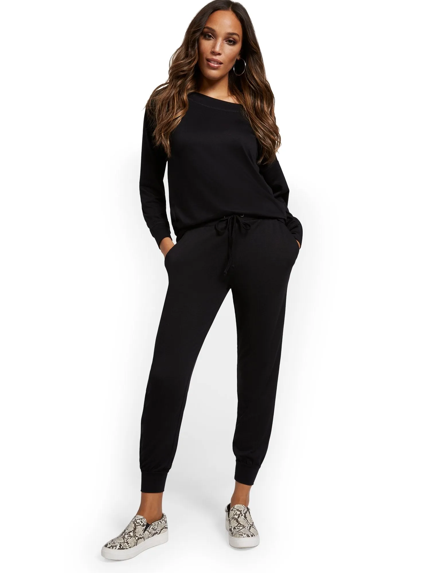 Dreamy French Terry Drawstring Jogger Pant