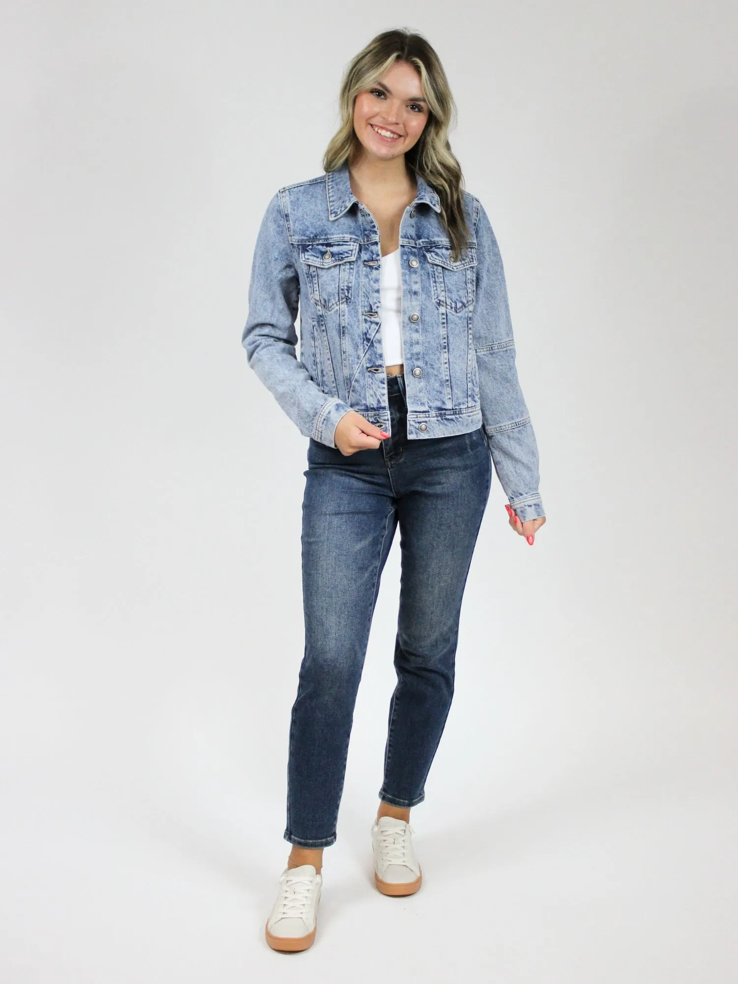 Free People Rumors Denim Jacket