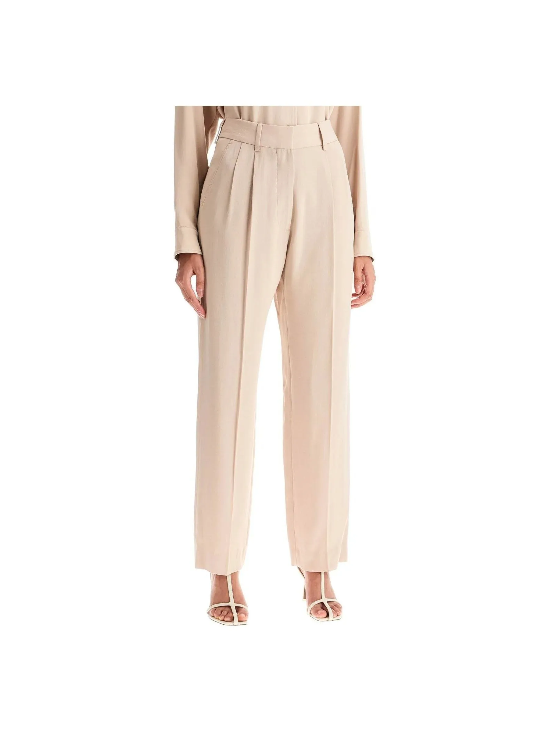 Frique Fox Pleated Dress Trousers