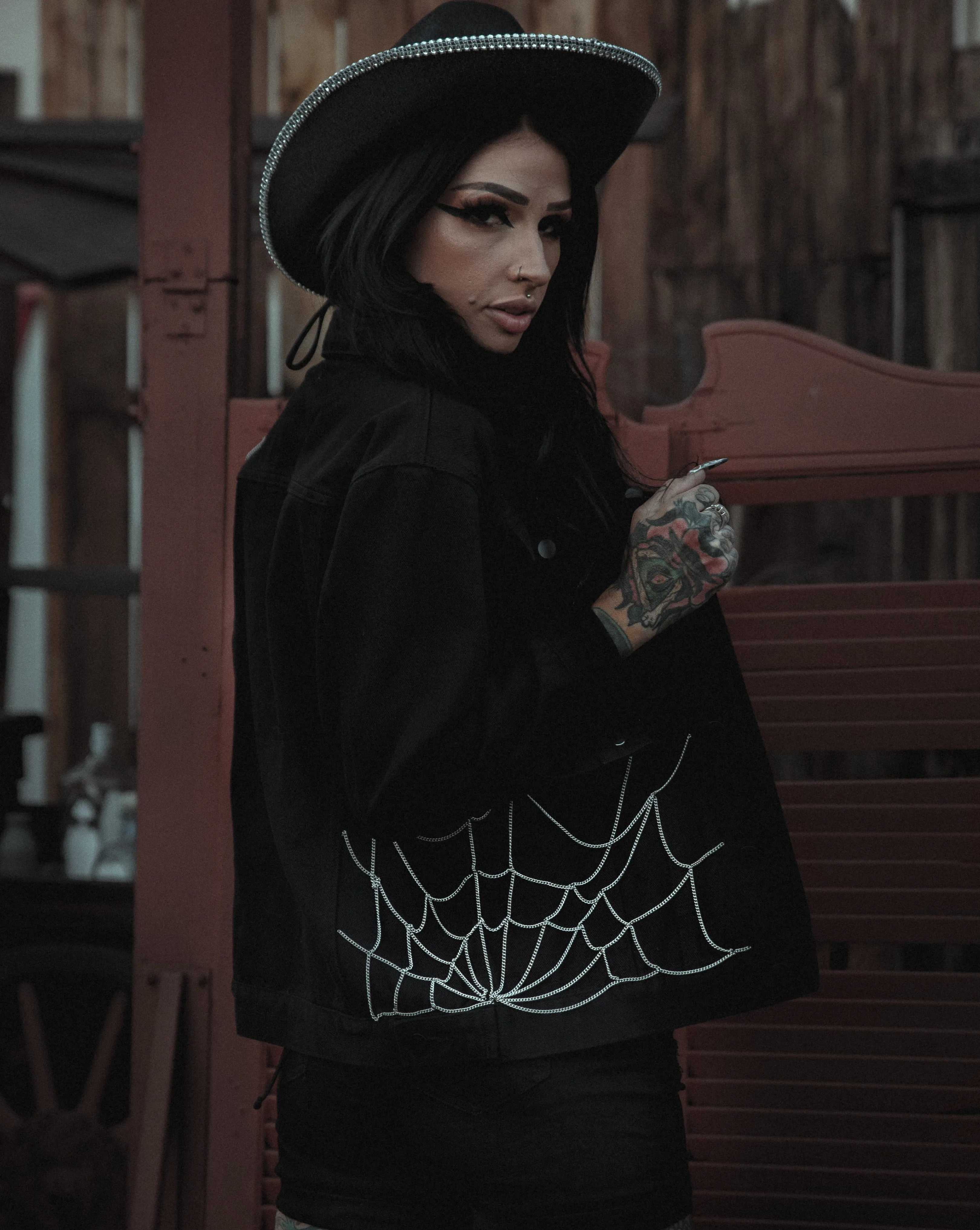 Ghost Town | Denim Unisex Jacket