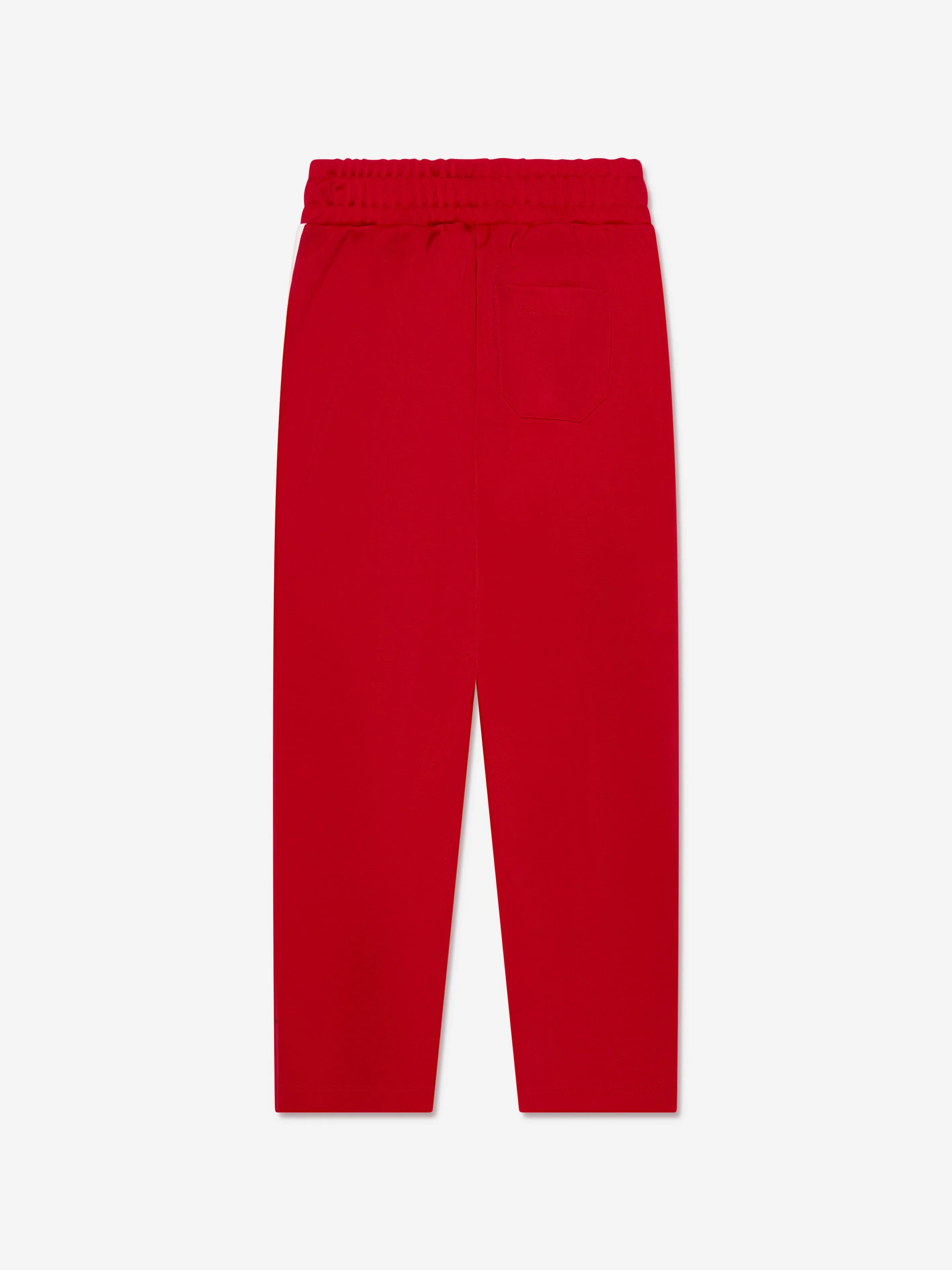 Golden Goose Kids Technical Jersey Star Band Tapered Joggers in Red