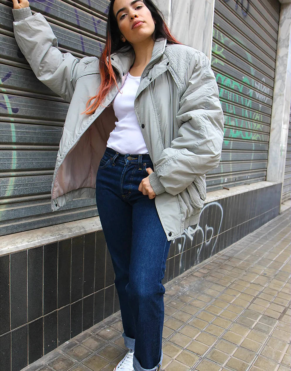 Grey Puffer Jacket