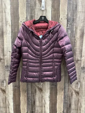 Jacket Puffer & Quilted By Bernardo In Purple, Size: Mp