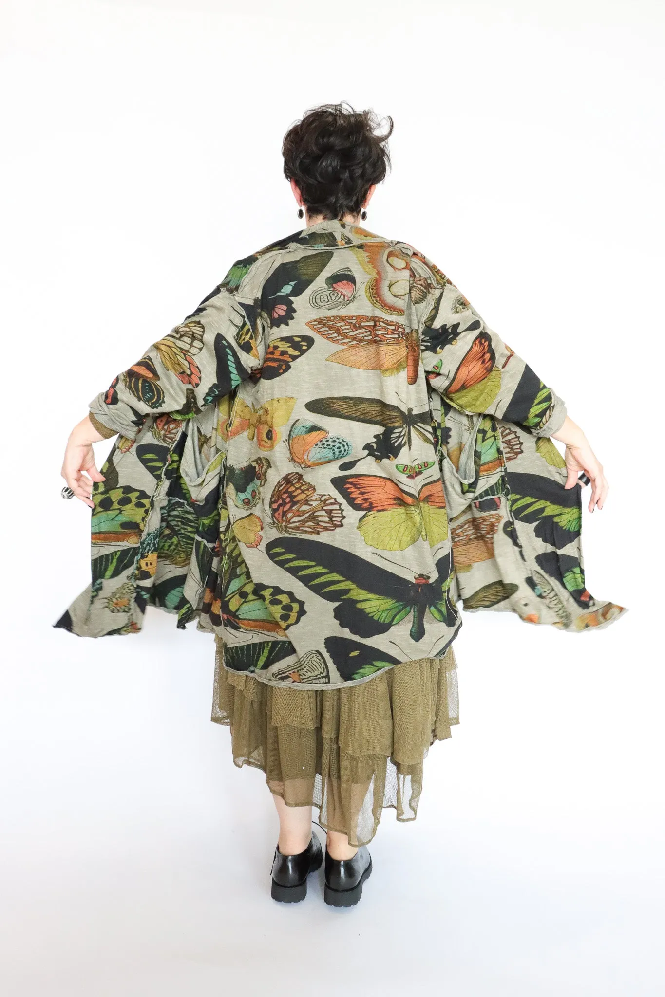 Krista Larson Butterfly Billowy Coat