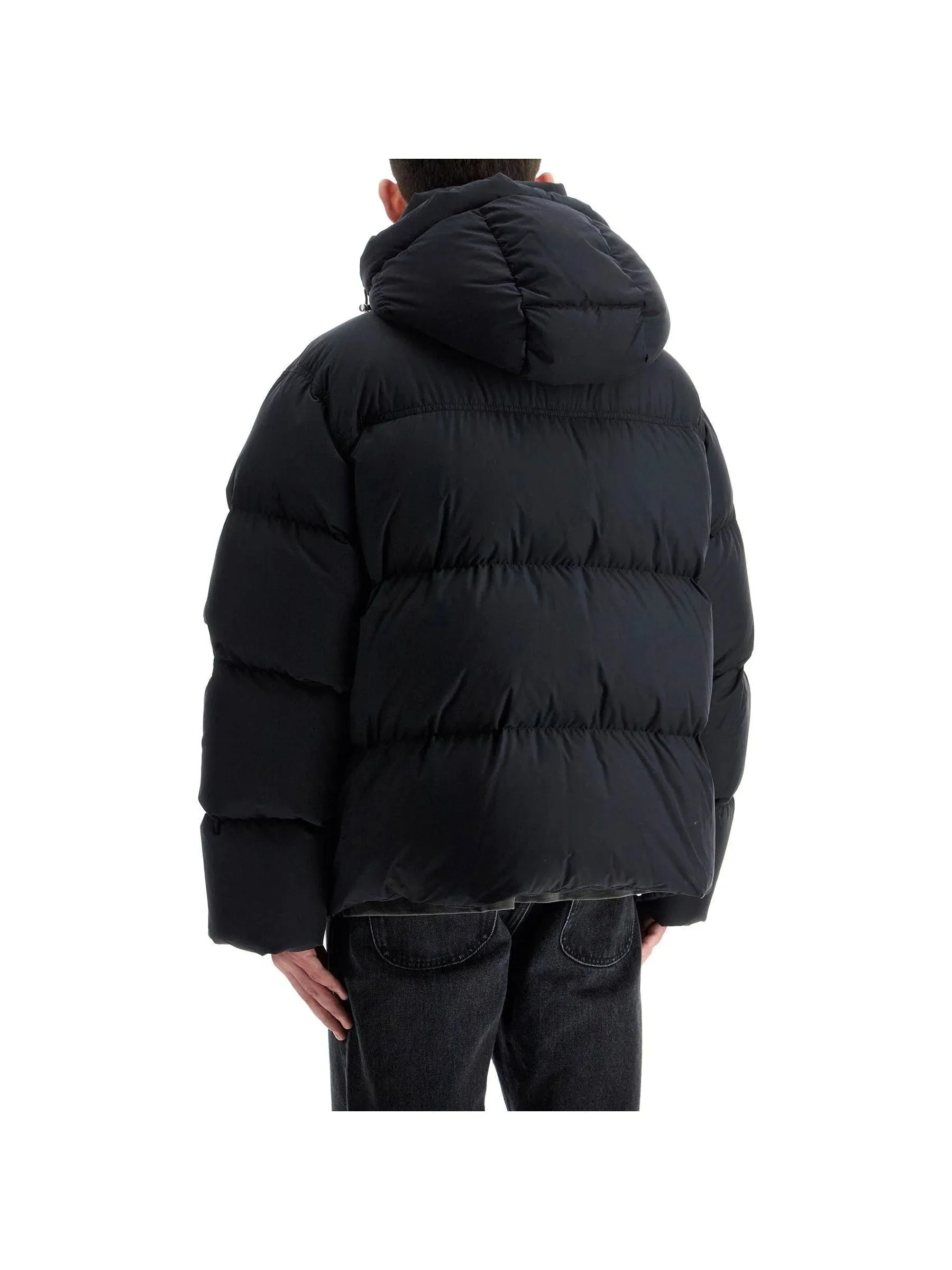 Logo Patch Puffer Jacket