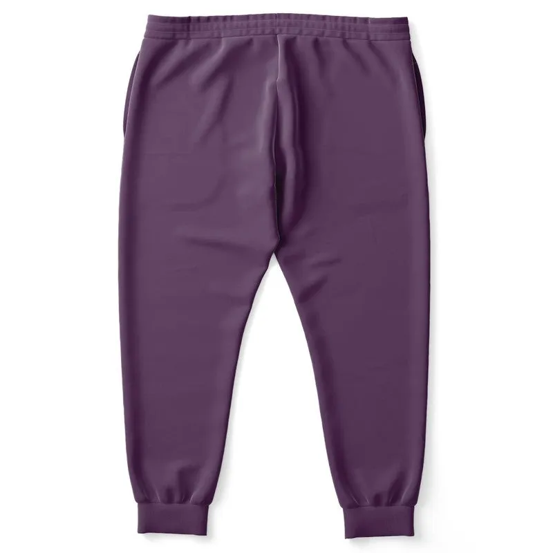 Medium Dark Purple Joggers | Unisex | with PLUS sizes | Medium Dark Pastel Purple | C30M60Y0K60