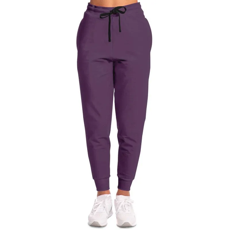 Medium Dark Purple Joggers | Unisex | with PLUS sizes | Medium Dark Pastel Purple | C30M60Y0K60