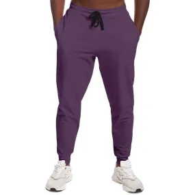 Medium Dark Purple Joggers | Unisex | with PLUS sizes | Medium Dark Pastel Purple | C30M60Y0K60