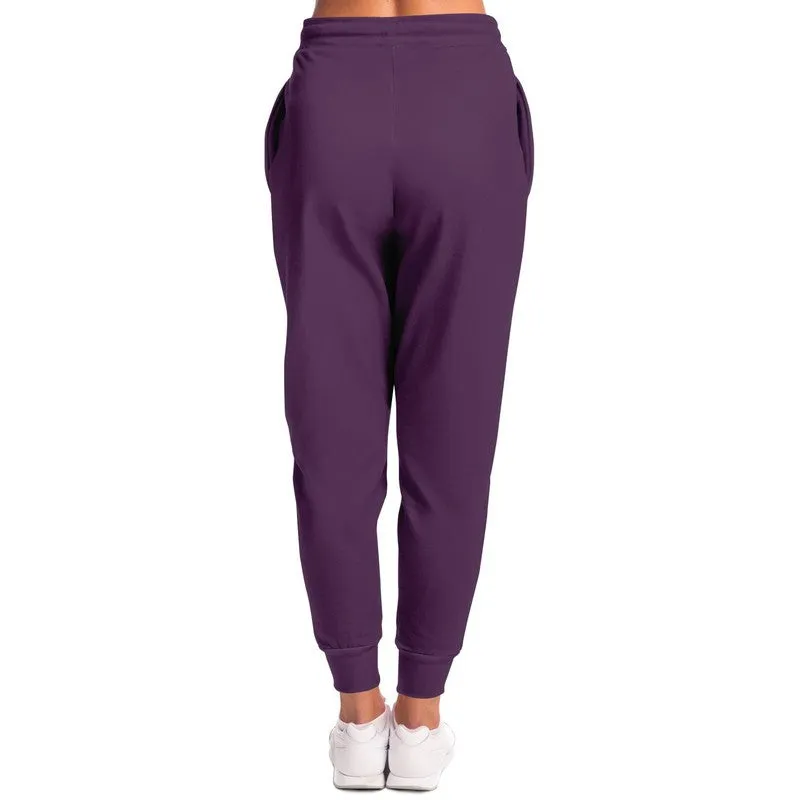 Medium Dark Purple Joggers | Unisex | with PLUS sizes | Medium Dark Pastel Purple | C30M60Y0K60