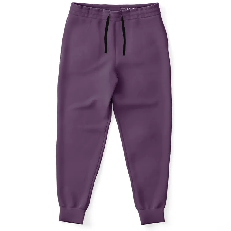 Medium Dark Purple Joggers | Unisex | with PLUS sizes | Medium Dark Pastel Purple | C30M60Y0K60