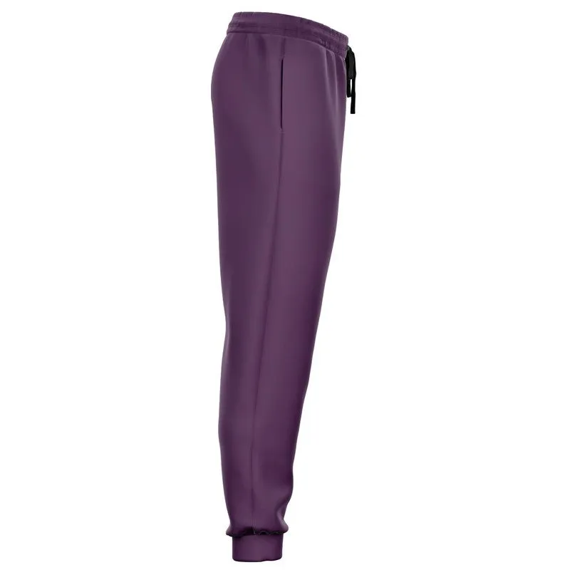 Medium Dark Purple Joggers | Unisex | with PLUS sizes | Medium Dark Pastel Purple | C30M60Y0K60