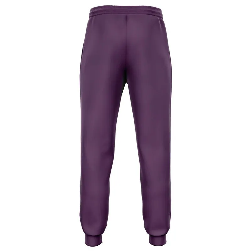 Medium Dark Purple Joggers | Unisex | with PLUS sizes | Medium Dark Pastel Purple | C30M60Y0K60