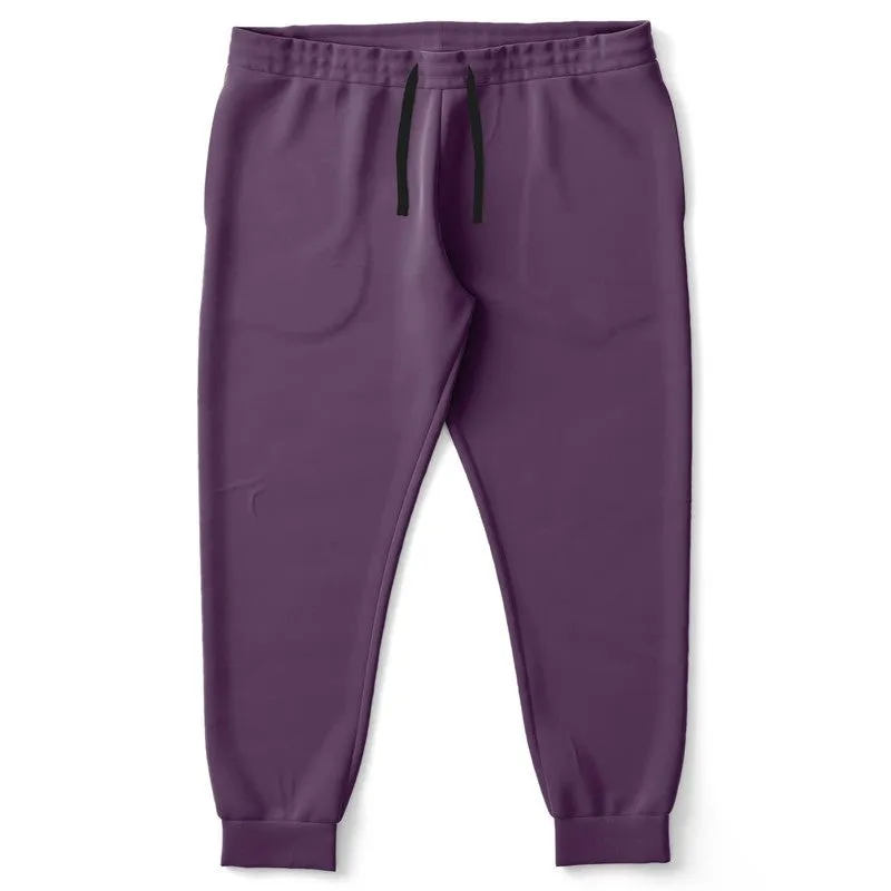 Medium Dark Purple Joggers | Unisex | with PLUS sizes | Medium Dark Pastel Purple | C30M60Y0K60