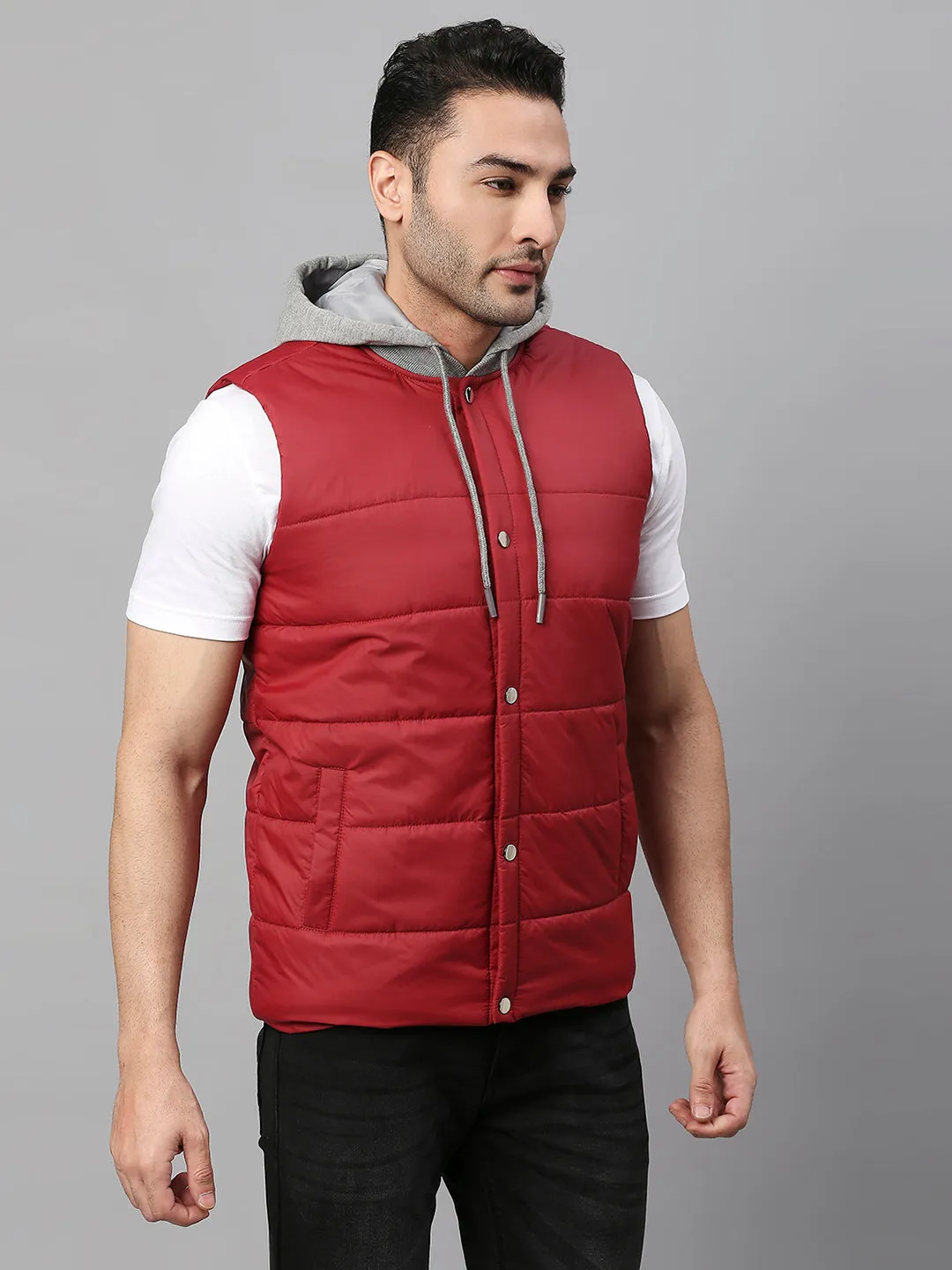 Men's Cherry Regular Fit Winterwear Jackets