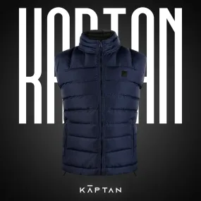 Midnight Navy Puffy Vest | Kaptan