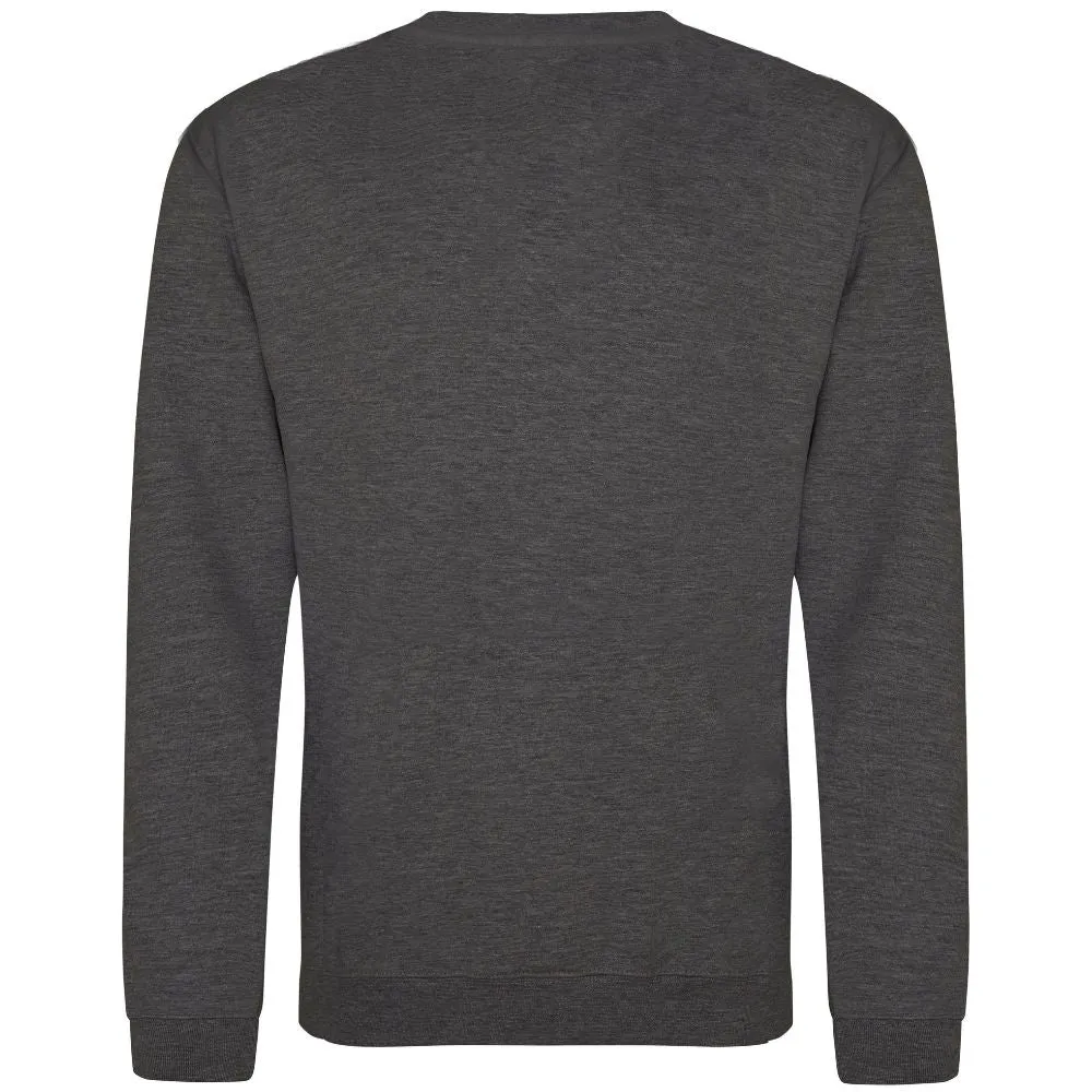 Mini Script Sweater Charcoal Heather