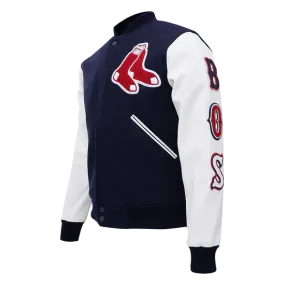 MLB BOSTON CLASSIC WOOL VARSITY JACKET MEN AND WOMEN