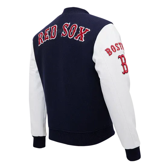 MLB BOSTON CLASSIC WOOL VARSITY JACKET MEN AND WOMEN