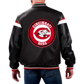 MLB Cincinnati Reds Leather Jacket